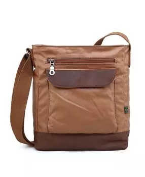 Сумка через плечо из холщовой ткани Urban Light с покрытием TSD BRAND, хаки