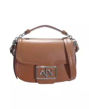 Сумка через плечо из искусственной кожи Armani Exchange, коричневый