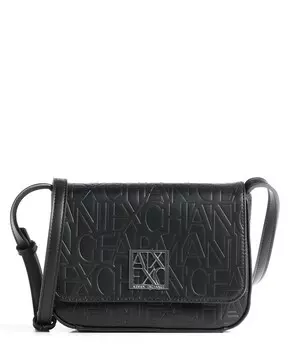 Сумка через плечо из искусственной кожи Armani Exchange, черный