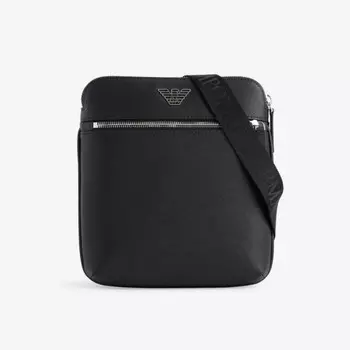 Сумка через плечо из искусственной кожи Emporio Armani, черный