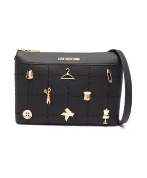 Сумка через плечо из искусственной кожи Love Moschino, черный