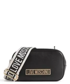 Сумка через плечо из искусственной кожи с лямочным ремнем Love Moschino, черный