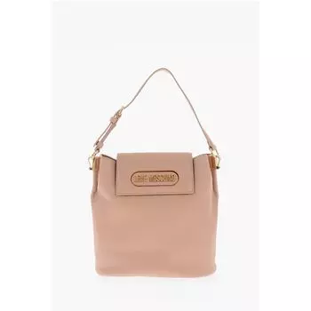 Сумка через плечо из искусственной кожи с золотым логотипом LOVE Moschino, Beige