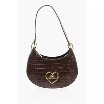 Сумка через плечо из коричневого полиэтилена Moschino, Brown