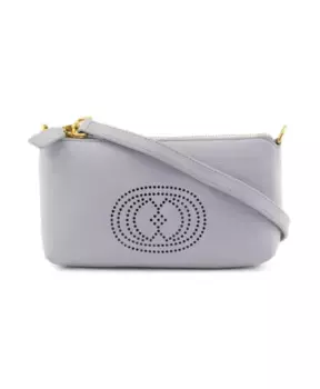 Сумка через плечо из коричневой кожи La Carrie, синий