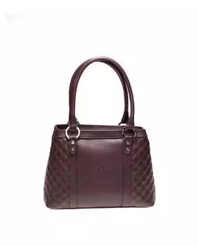 Сумка через плечо из коричневой кожи наппа Laura Valle, темно коричневый