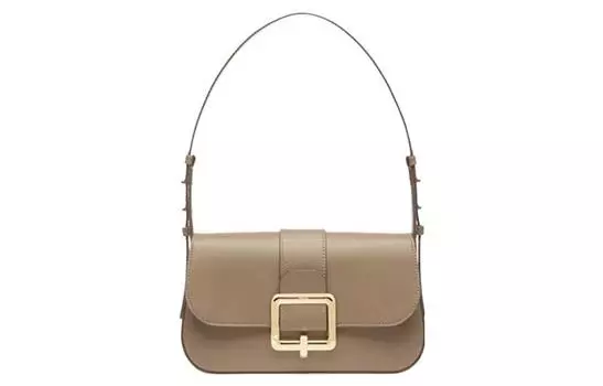 Сумка через плечо из коровьей кожи, маленькая женская сумка через плечо, светло-умбрового цвета BALLY