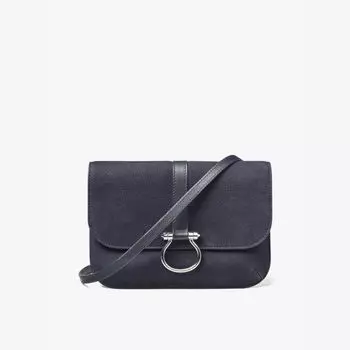 Сумка через плечо из кожи Bella Aspinal Of London, синий