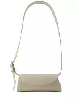 Сумка через плечо из кожи Cannolo Jil Sander, нейтральный цвет
