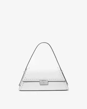 Сумка через плечо из кожи Ludlow Michael Michael Kors, белый