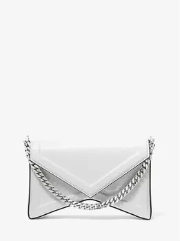 Сумка через плечо из кожи Manhatta Michael Kors, белый