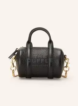 Сумка через плечо из кожи нано-дафл мини Marc Jacobs, черный