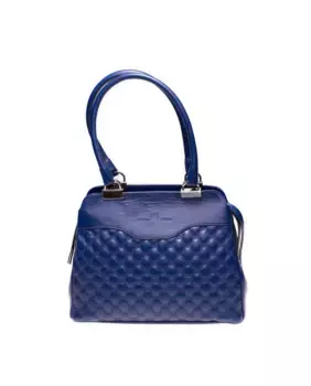 Сумка через плечо из кожи наппа океанского цвета Laura Valle, синий