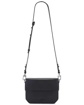 Сумка через плечо из кожи наппа с клапаном Amiri, черный