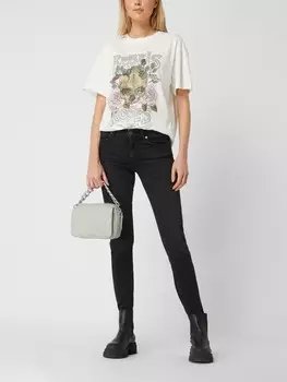 Сумка через плечо из кожи ягненка модель "Эмили" Les Visionnaires, бежевый