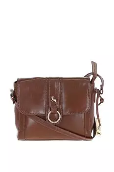 Сумка через плечо из кожи растительного дубления Ashwood Leather, коричневый