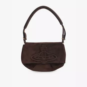 Сумка через плечо из кожи Sadie Vivienne Westwood, коричневый