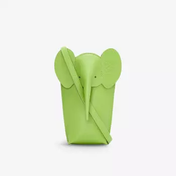 Сумка через плечо из кожи слона Loewe, зеленый