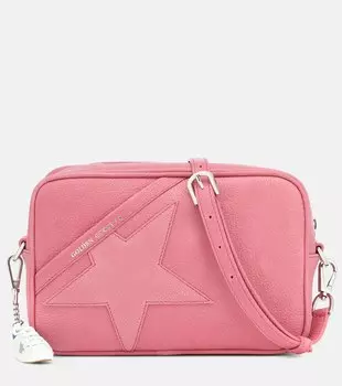 Сумка через плечо из кожи Star Golden Goose, розовый