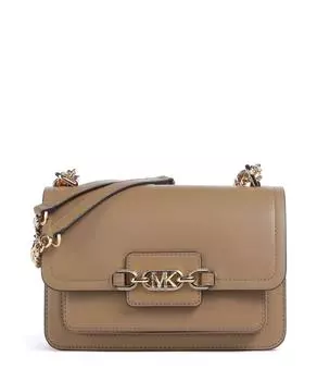 Сумка через плечо из меланжевой кожи Michael Kors, коричневый