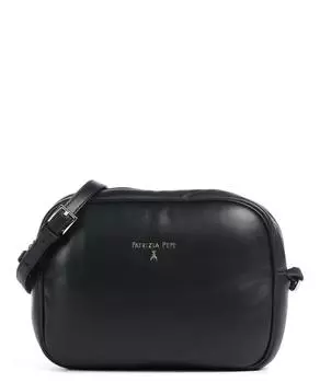 Сумка через плечо из мелкозернистой кожи. Patrizia Pepe, черный