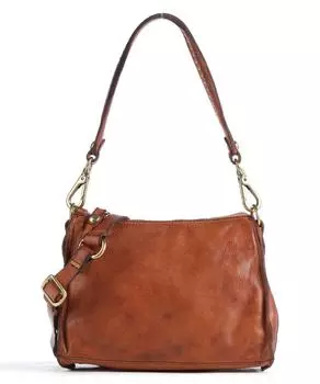 Сумка через плечо из мелкозернистой яловой кожи. Campomaggi, коричневый