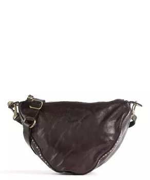 Сумка через плечо из мелкозернистой яловой кожи. Campomaggi, коричневый