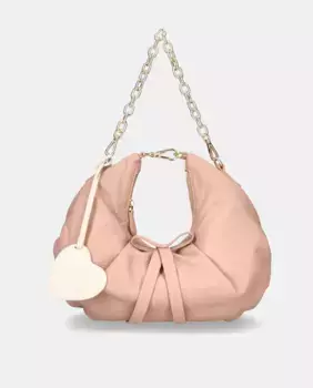 Сумка через плечо из мягкой кожи с застежкой на магнитную кнопку Pretty Ballerinas, розовый