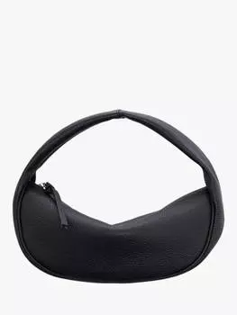 Сумка через плечо из мягкой кожи с откидывающейся спинкой BY FAR, черный