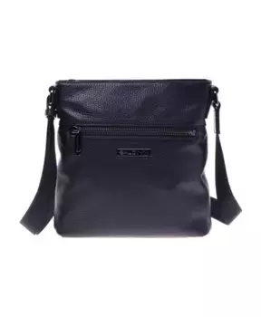 Сумка через плечо из мятой кожи Baldinini, черный