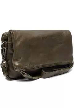 Сумка через плечо из мытой кожи 20 см The Chesterfield Brand, цвет Olive Green