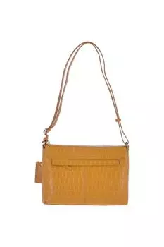 Сумка через плечо из натуральной кожи с принтом 'Siane' Ashwood Leather, желтый