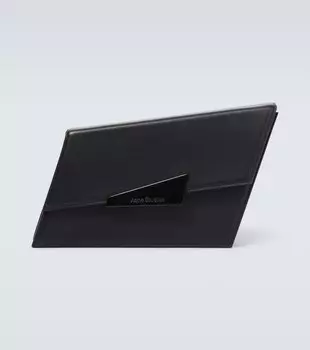 Сумка через плечо из натуральной кожи Acne Studios, черный