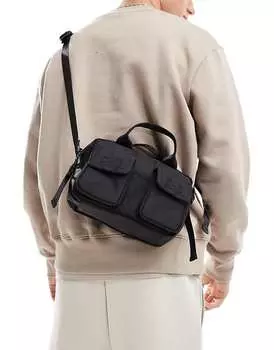 Сумка через плечо из нейлона с верхней ручкой и карманом-карго ASOS DESIGN
