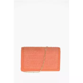 Сумка через плечо из оранжевого хлопка Moschino, Orange