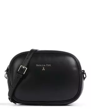 Сумка через плечо из овчины Patrizia Pepe, черный