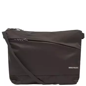 Сумка через плечо из переработанного нейлона Norse Projects, черный