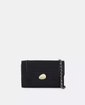 Сумка через плечо из переработанных материалов на молнии Abbacino, чёрный