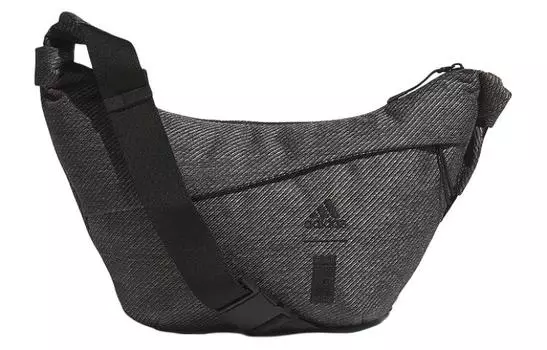 Сумка через плечо из полиэстера, маленькая, унисекс, серая Adidas, серый