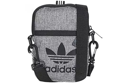 Сумка через плечо из полиэстера, обычная, унисекс, серая Adidas Originals, серый/черный
