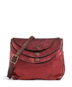 Сумка через плечо из яловой кожи Campomaggi, красный