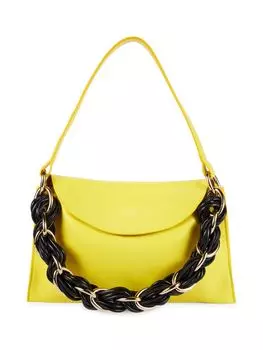 Сумка через плечо из рафии Proenza Schouler, цвет Canary Yellow