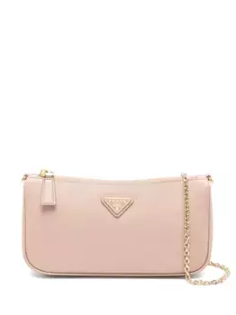 Сумка через плечо из сафьяновой кожи Prada, розовый