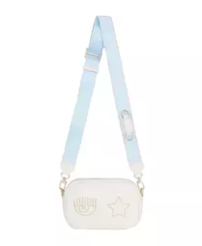 Сумка через плечо из синтетической ткани Chiara Ferragni Collection, бежевый