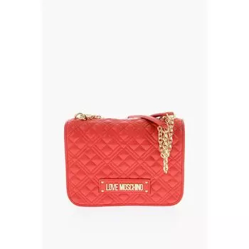 Сумка через плечо из стеганой искусственной кожи LOVE Moschino, Red