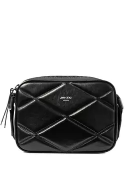 Сумка через плечо из стеганой кожи Jimmy Choo, черный