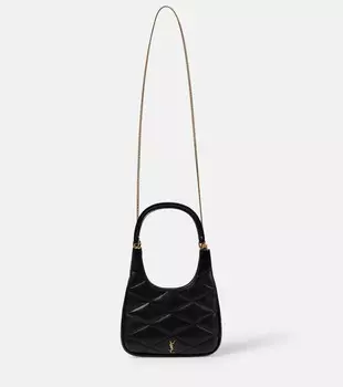 Сумка через плечо из стеганой кожи Sade Saint Laurent, черный