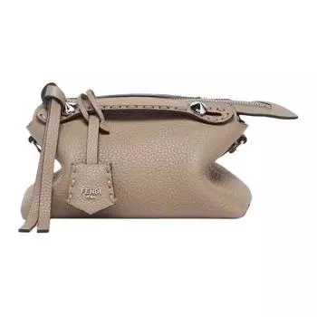 Сумка через плечо из телячьей кожи, мини-сумка, женская, серая FENDI