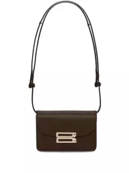 Сумка через плечо из тисненой кожи Dorian VICTORIA BECKHAM, зеленый