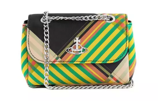 Сумка через плечо из тисненой кожи с перекрестным тиснением, кошельки малого размера для женщин, разноцветные Vivienne Westwood